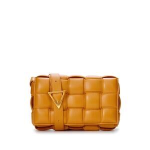 Bottega Veneta Caramel Padded Cassette Leather Cross Body Bag Beige NWT